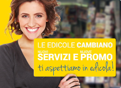 Edicola amica Modena - nuovi servizi e promo