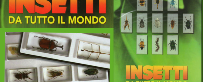 insetti da tutto il mondo in edicola