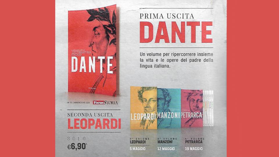 i grandi della letteratura italiana collana in edicola