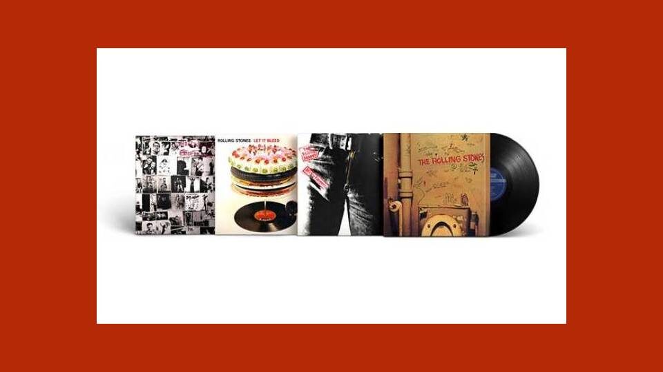 the rolling stones vinyl collection in edicola