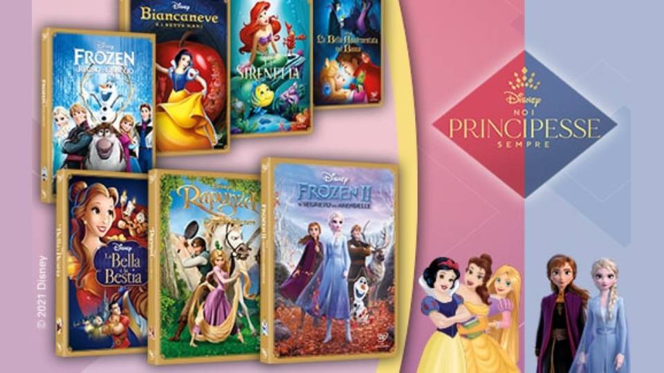 noi principesse sempre collana dvd disney in edicola