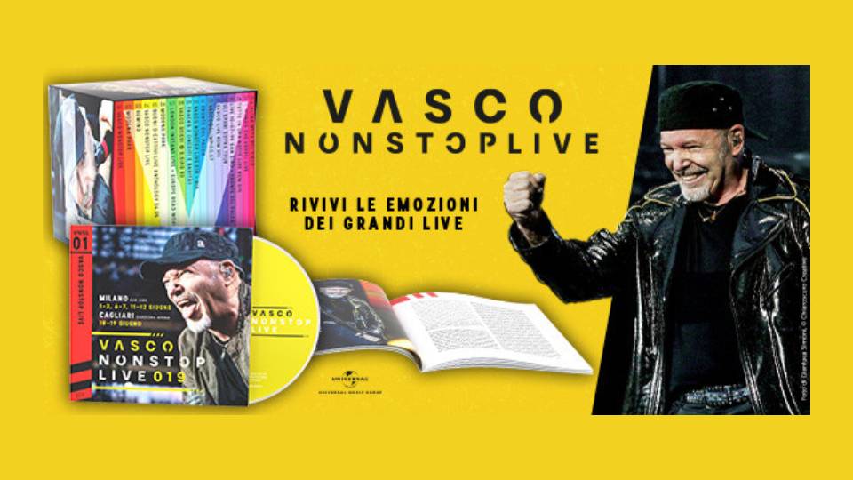 vasco nonstop live collana in edicola