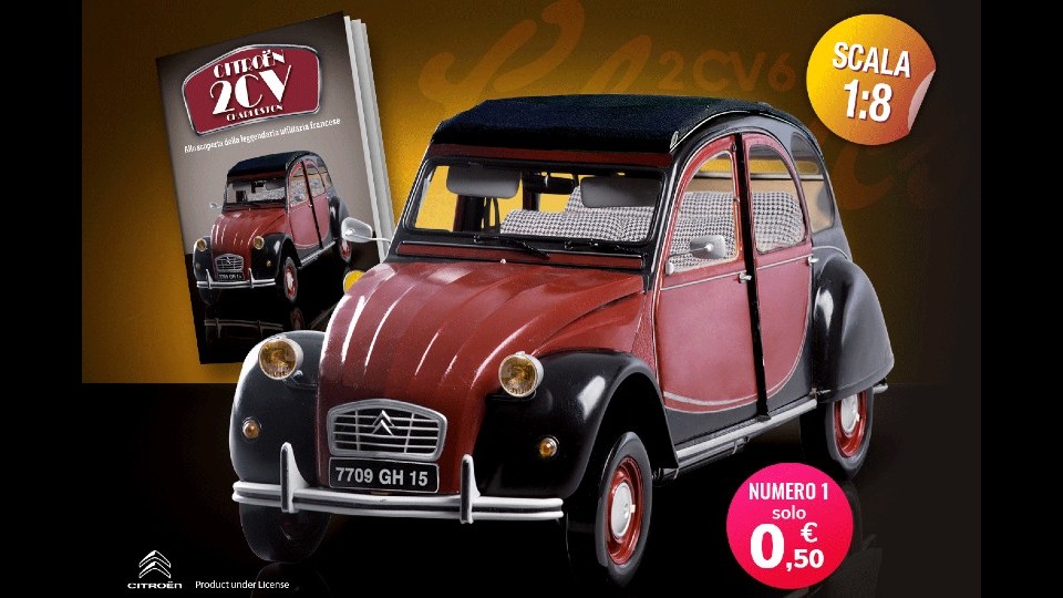 Citroen 2cv Charleston in edicola
