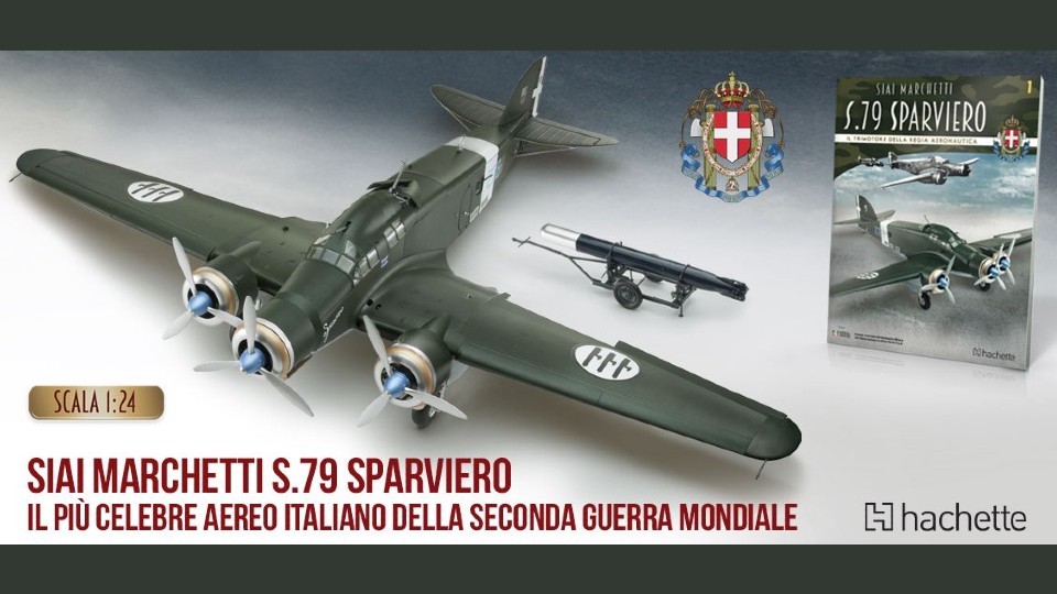 costruisci il siai marchetti s79 sparviero in edicola